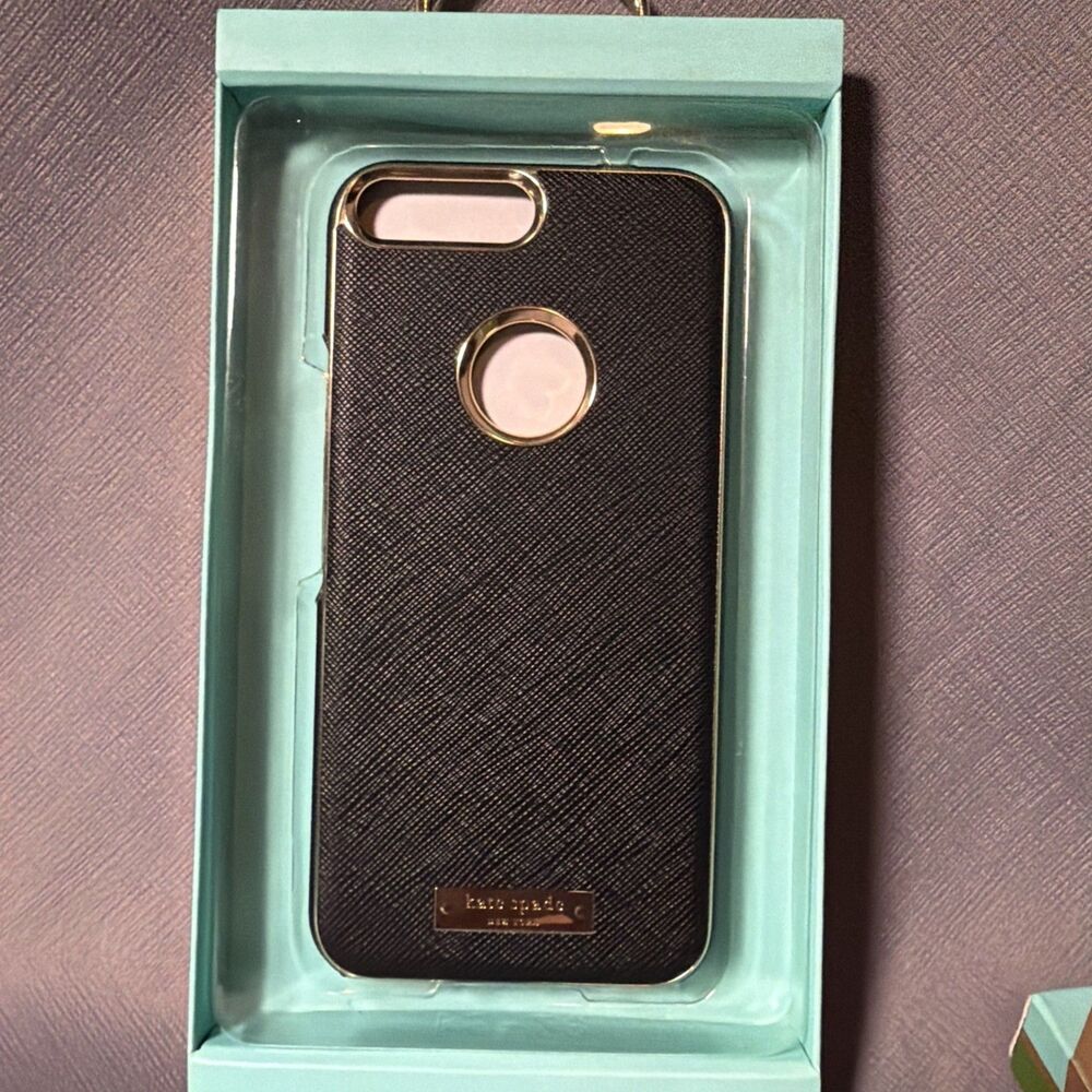 Kate Spade New York Wrap Case for Google Pixel XL 5.5" Black Gold NIB -K